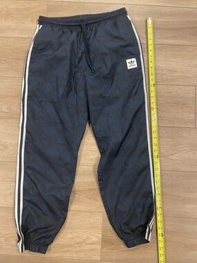 Adidas Black patterned  Jogger pants small large